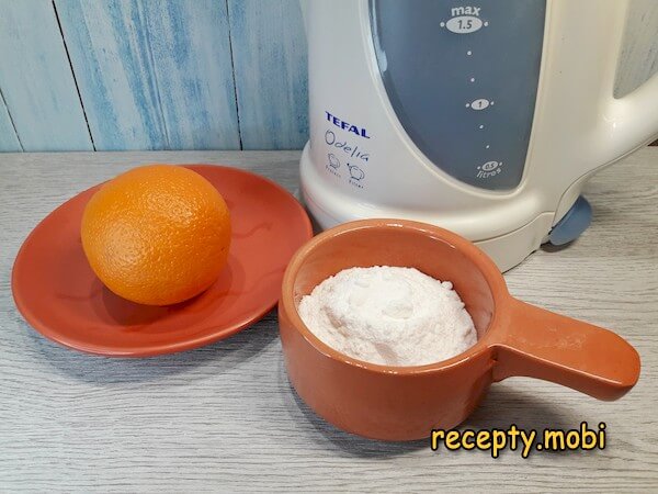 ингредиенты для приготовления помадки для кулича - фото шаг 1