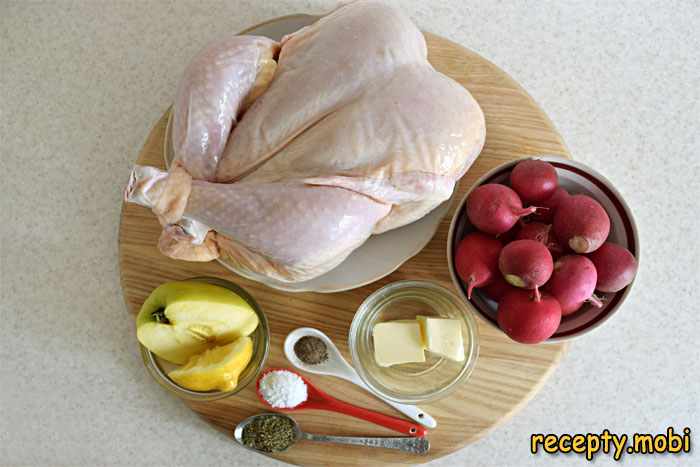 ингредиенты для приготовления курицы в духовке