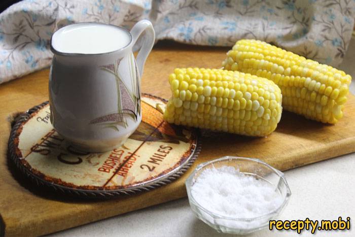 Молочная вареная кукуруза