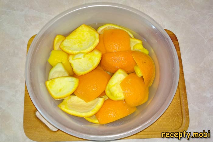 приготовление цукат из апельсин - фото шаг 3