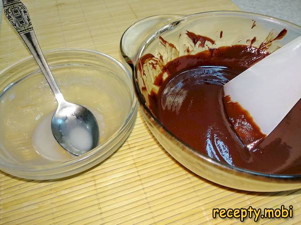liquid chocolate mixed with gelatin - photo step 21