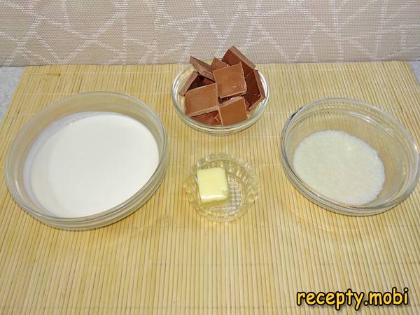 ingredients for making milk chocolate mousse - photo step 27