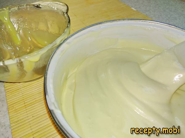 preparation of a mousse layer of white chocolate - photo step 38