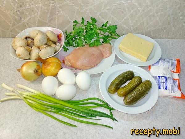 ингредиенты для салата Березка - фото шаг 1