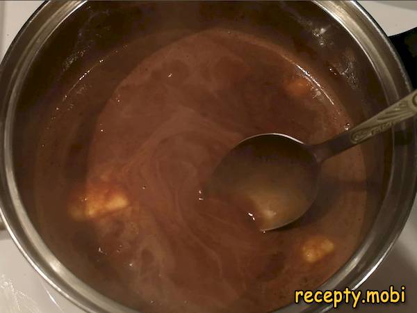 making chocolate icing - photo step 20