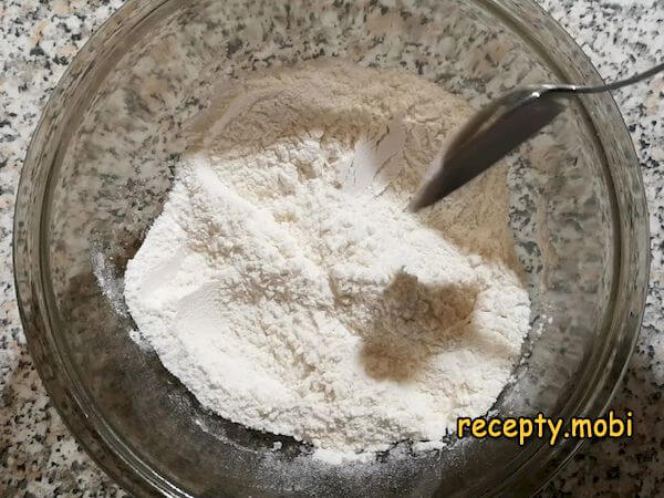 flour with baking powder - photo step 8