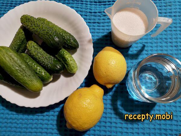 ингредиенты для огуречного лимонада - фото шаг 1