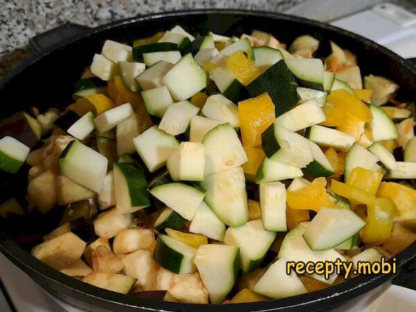 приготовление овощного рагу с баклажанами и кабачками - фото шаг 13