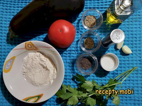 ингредиенты для приготовления баклажан по-гречески - фото шаг 1