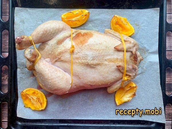 приготовление фаршированной курицы - фото шаг 7