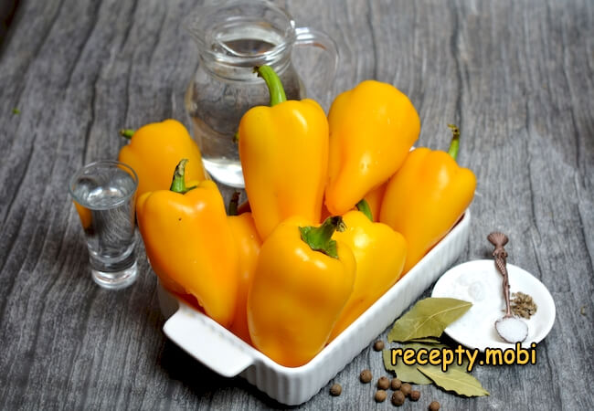 ингредиенты для приготовления фаршированного болгарского перца - фото шаг 1