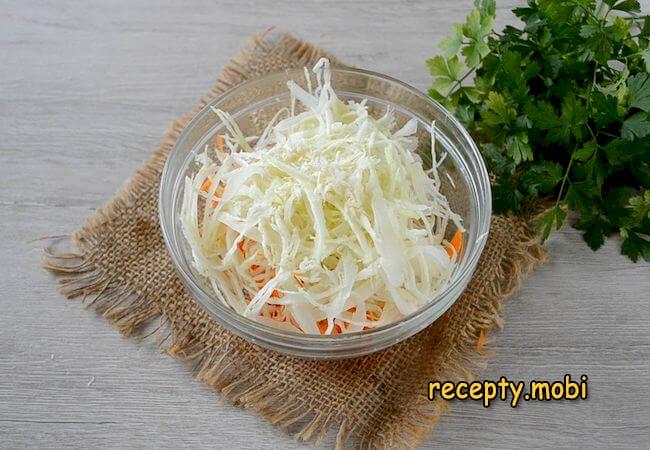 cooking coleslaw salad - photo step 3