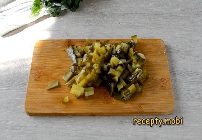 sliced ​​pickles - photo step 5