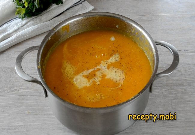 приготовление тыквенного супа-пюре со сливками - фото шаг 7