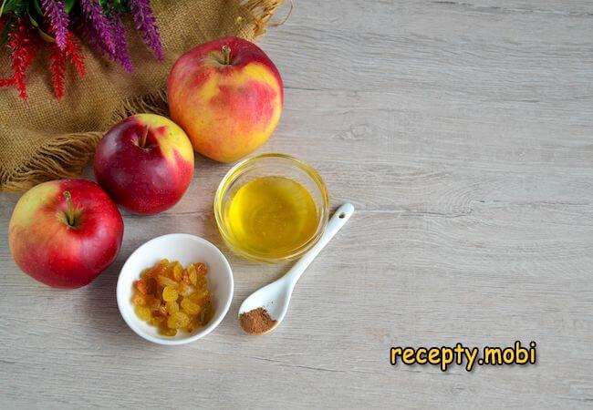ингредиенты для приготовления запеченных яблок в духовке с медом - фото шаг 1