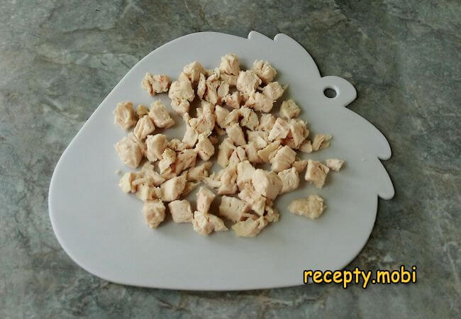 chopped chicken meat - photo step 1.1