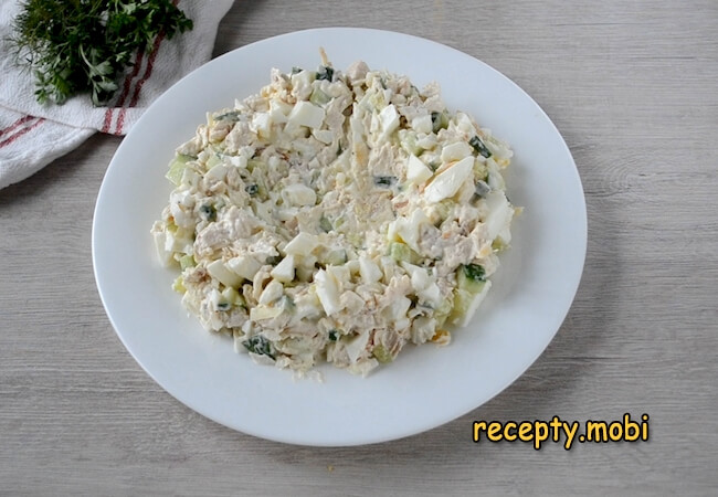 cooking capercaillie nest salad - photo step 11