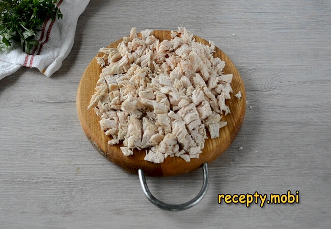 diced chicken fillet - photo step 5