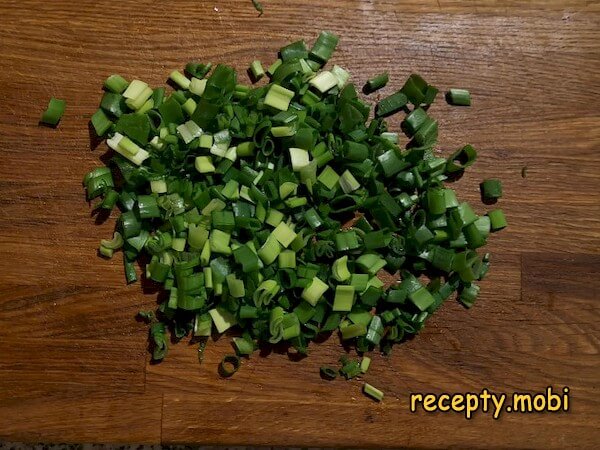 chopped green onions - photo step 6