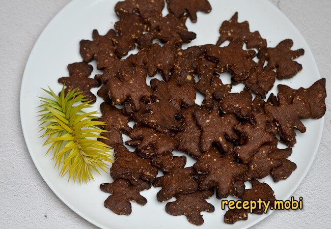 Chocolate shortbread