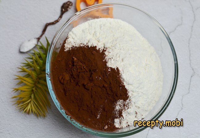 приготовление шоколадного теста для печенья - фото шаг 7