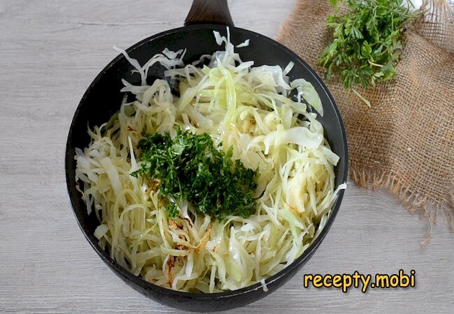 cooking cabbage filling - photo step 4