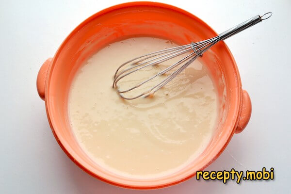 making pancake dough - photo step 6