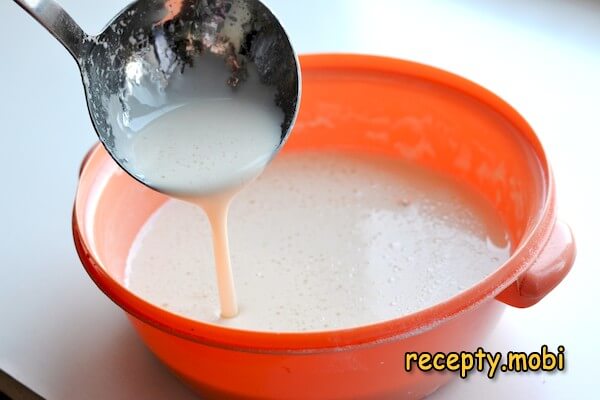 making dough for pancakes - photo step 9