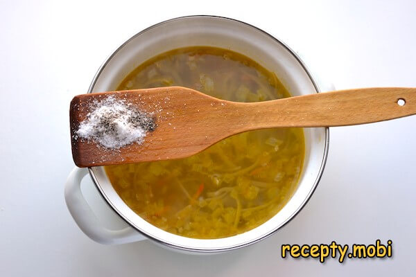 приготовление супа из куриных желудков с лапшой - фото шаг 10