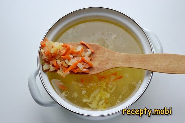 приготовление супа Затируха - фото шаг 11