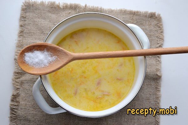 приготовление сырного супа - фото шаг 11