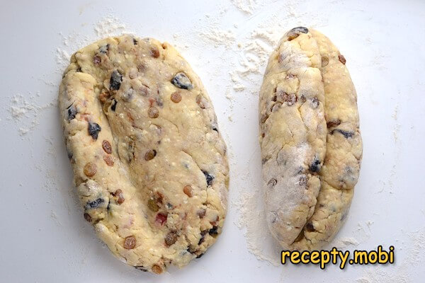 cooking cottage cheese Christmas stollen - photo step 15