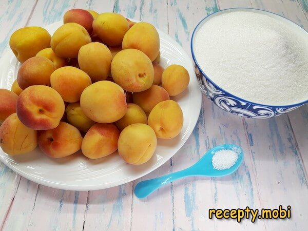 ингредиенты для абрикосового джема - фото шаг 1