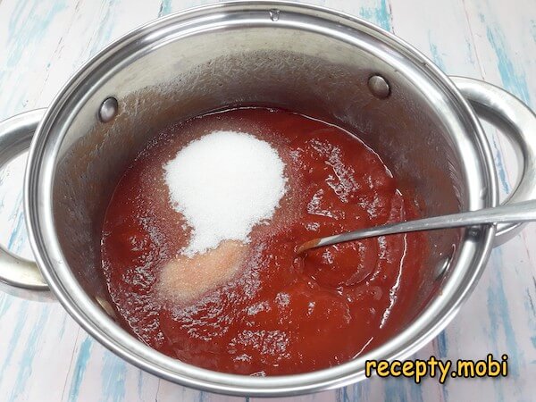 приготовление кетчупа из томатной пасты в домашних условиях - фото шаг 3
