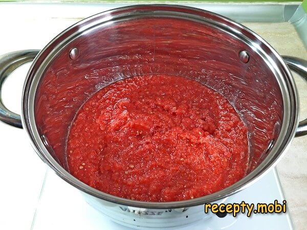 приготовление горлодера из помидора с чесноком на зиму - фото шаг 6