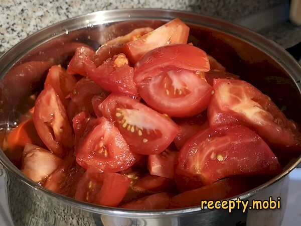 приготовление лечо из болгарского перца с помидорами - фото шаг 8