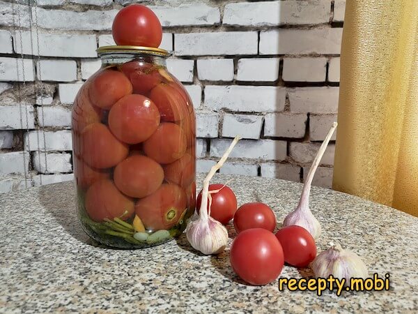 Маринованные помидоры на зиму без стерилизации быстрого приготовления