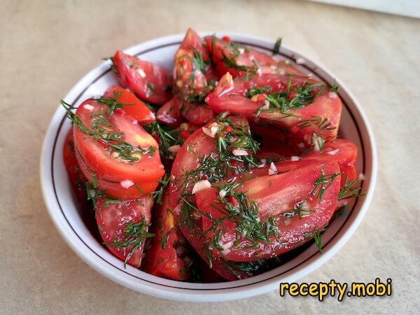 Korean-style tomatoes