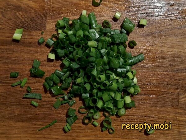 chopped green onions - photo step 6