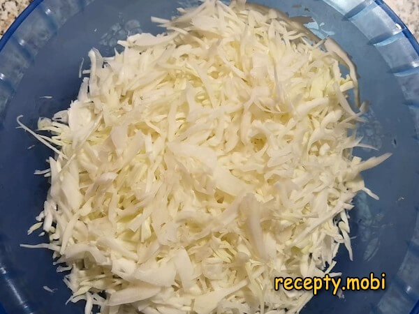 shredded cabbage - photo step 2