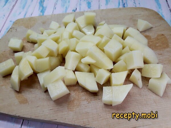 нарезанный картофель - фото шаг 7