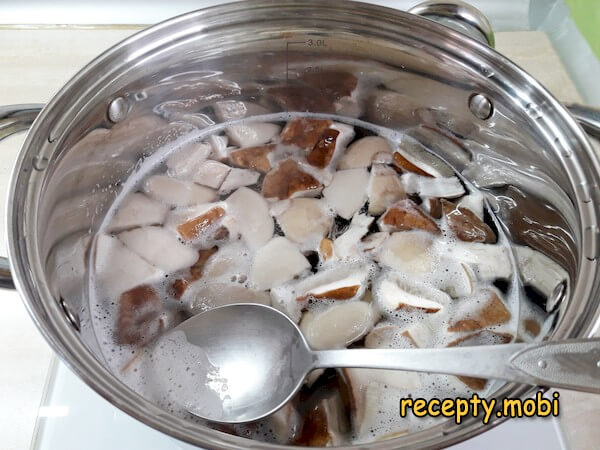 приготовления супа из свежих белых грибов с картошкой - фото шаг 7