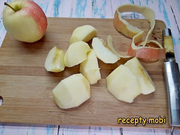 нарезанные яблоки - фото шаг 15