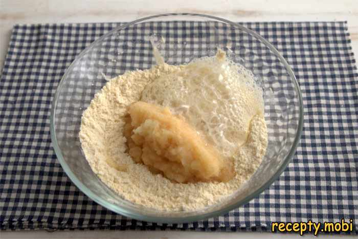 Making chickpea cookies