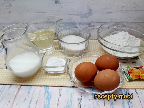 ингредиенты для приготовления итальянского пирога 12 ложек - фото шаг 1