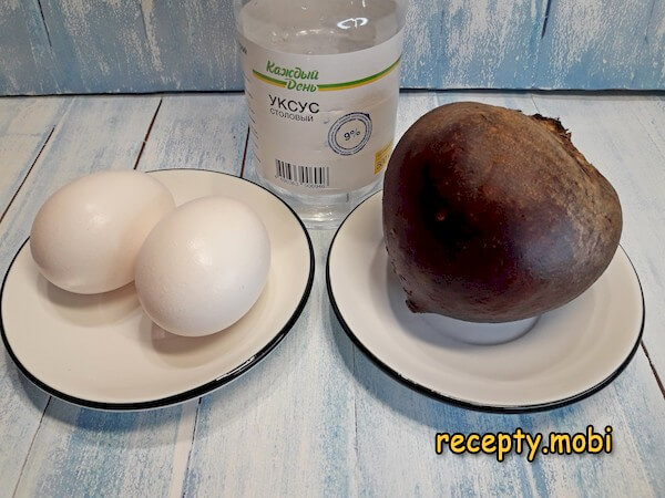 ингредиенты для окраски яиц свеклой - фото шаг 1