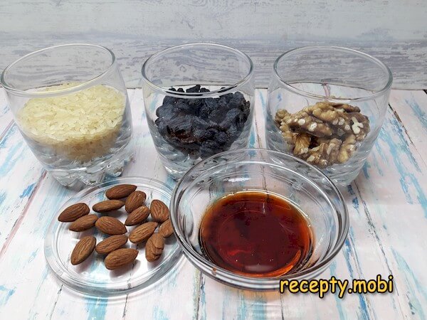 ингредиенты для приготовления Кутьи из риса с изюмом - фото шаг 1