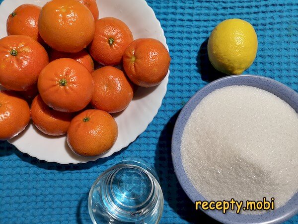 ингредиенты для мандаринового варенья - фото шаг 1