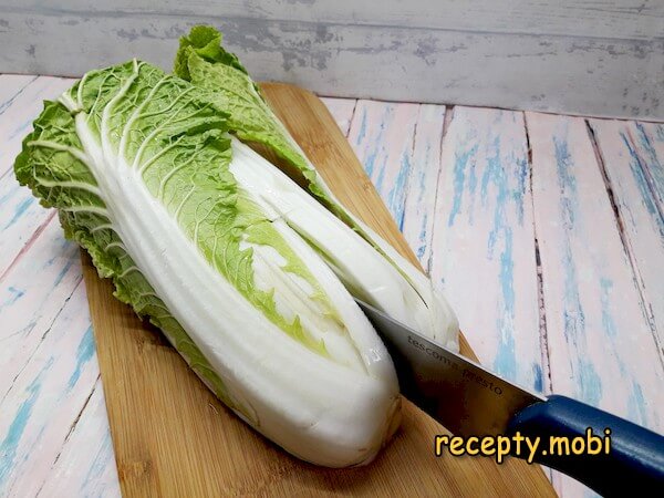 chinese cabbage - photo step 2