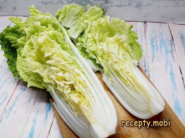 chinese cabbage - photo step 3